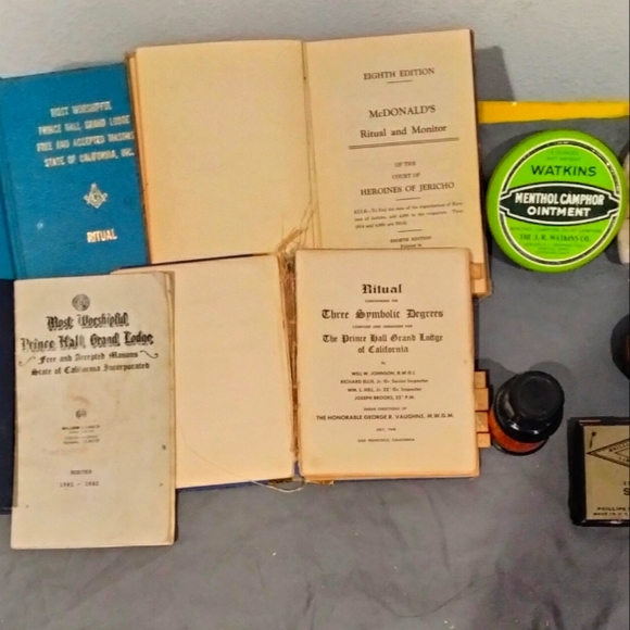 Vintage FREEMASON books